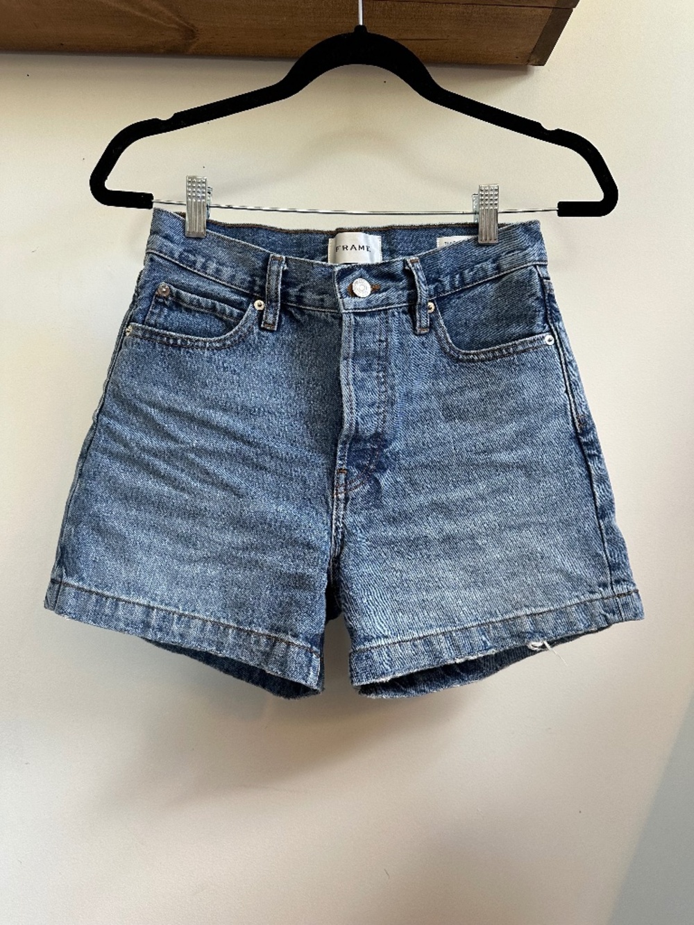 Frame denim shorts